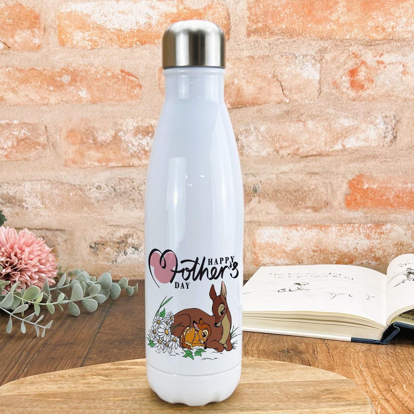 Bambi Disney Film Water Bottle Mother's Day Personalised Gift