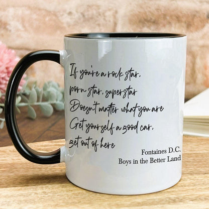 Fontaines D.C. Boys in the Better Land Mug