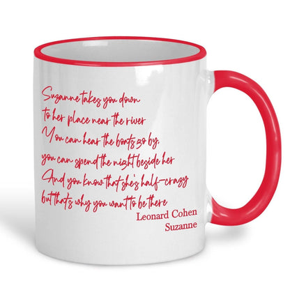Leonard Cohen Suzanne Mug