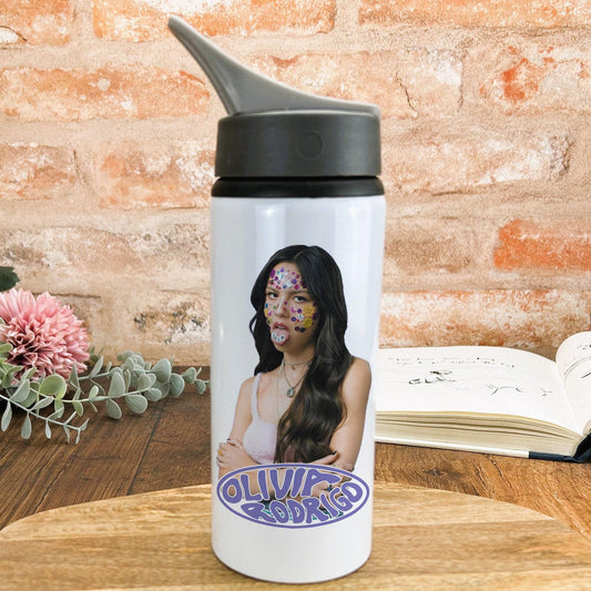 Olivia Rodrigo Music Singer Album Personalised Water Bottle Gift