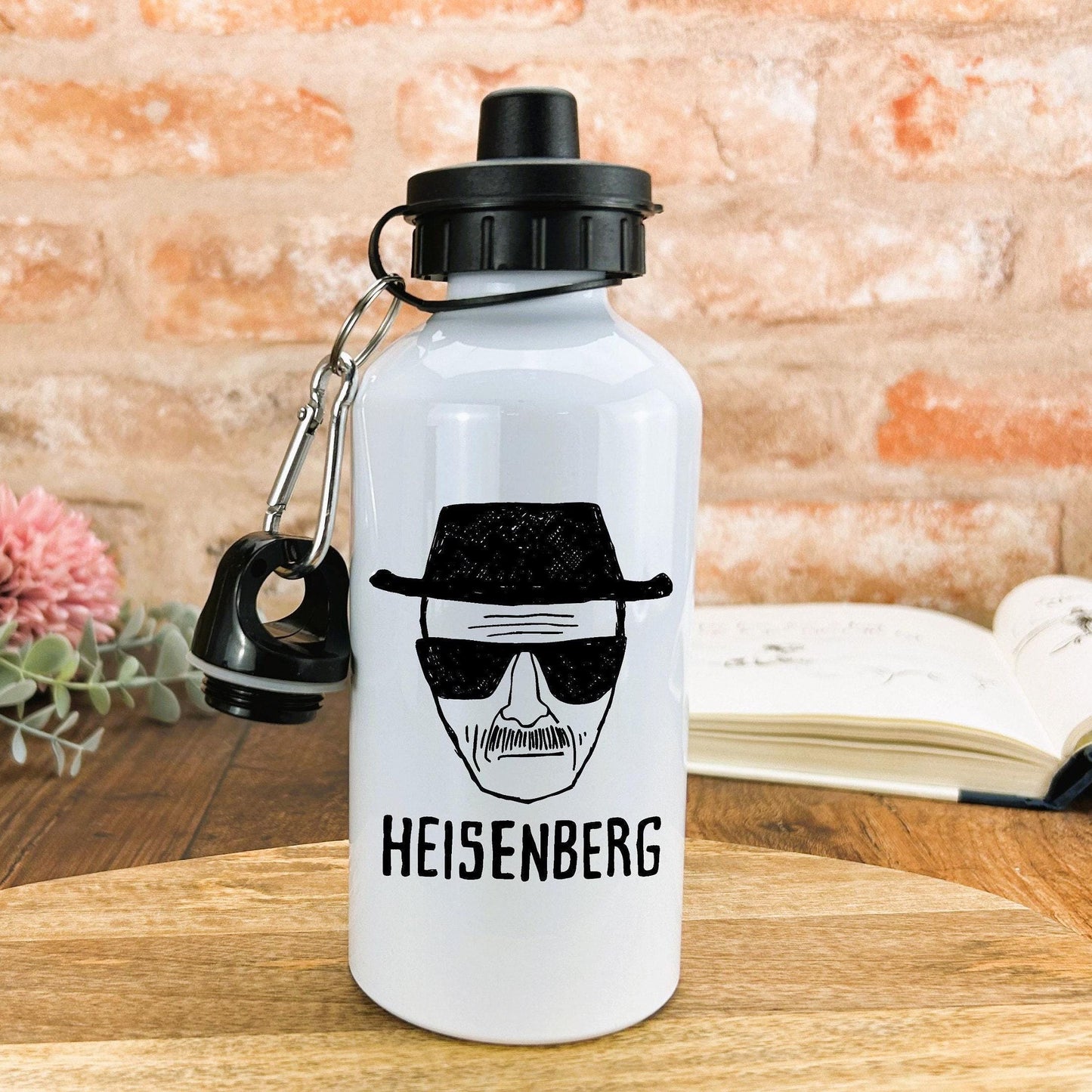 Heisenberg Breaking Bad Walter White TV Show Water Bottle Personalised Gift