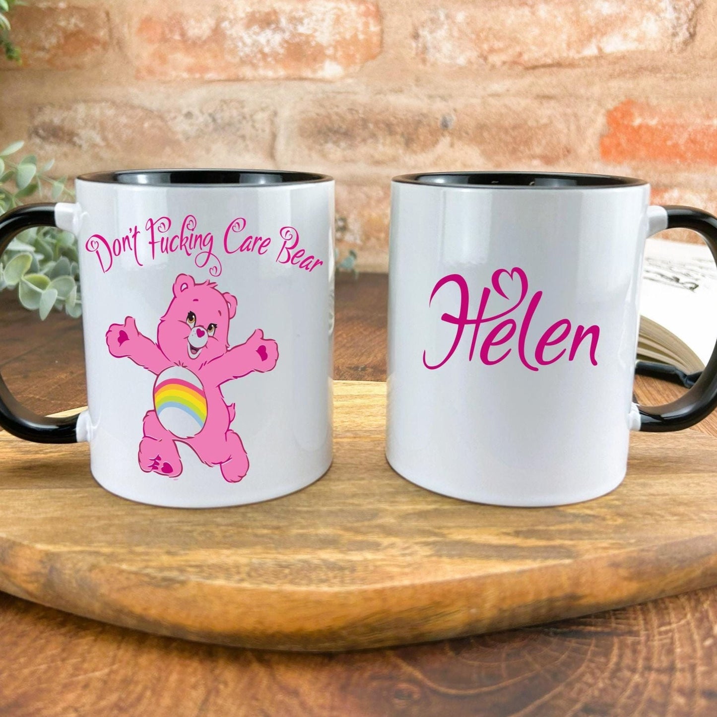 Care Bear "I Don't Care Bear/ F***** Care Personalised Ceramic Mug