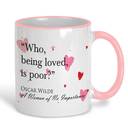 A Woman of No Importance Oscar Wilde Love Book Quote Valentine's Day Mug