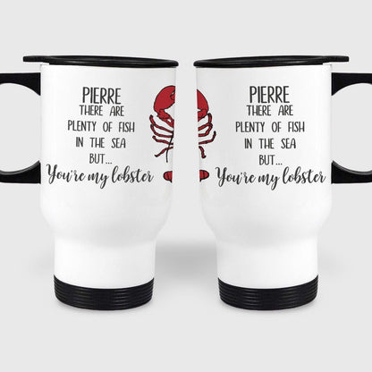 You're My Lobster Personalised Valentines Day Travel Mug Gift