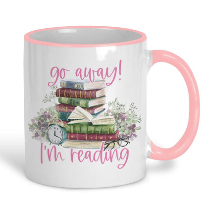 Go Away I'm Reading Mug