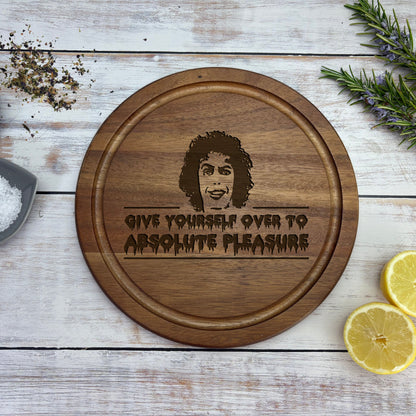Rocky Horror Picture Show Absolute Pleasure Engraved Wooden Chopping Board Funny Cooking Kitchen Decor Housewarming Christmas Gift Present