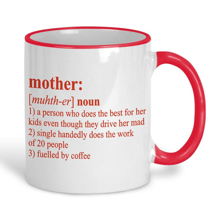 Mother Dictionary Definition Mug
