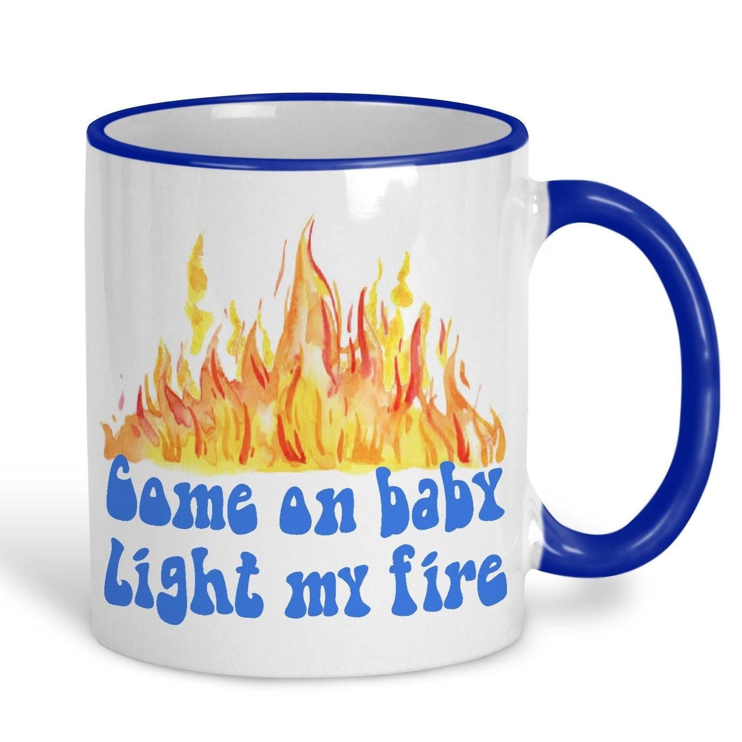 The Doors Light My Fire Music Lyrics Personalised Ceramic Mug