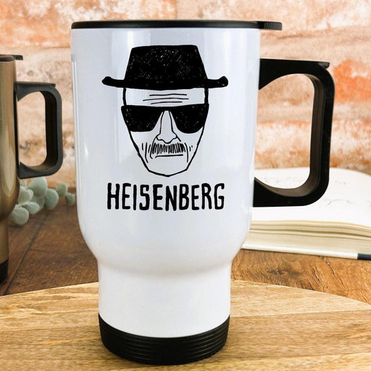 Heisenberg Breaking Bad Walter White TV Show Travel Mug Personalised
