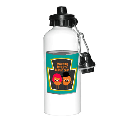 My Favourite Human Bean Baked Beans Heinz Personalised Water Bottle Valentine's Day Boyfriend Girlfriend Gift Partner Love