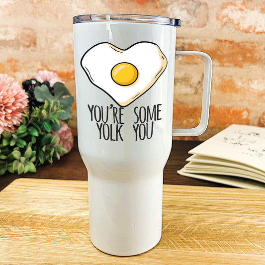 You're Some Yolk You - Northern Ireland Dialect - Personalised Travel Mug