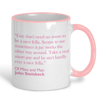 John Steinbeck Of Mice And Men Book Quote Personalised Ceramic Mug