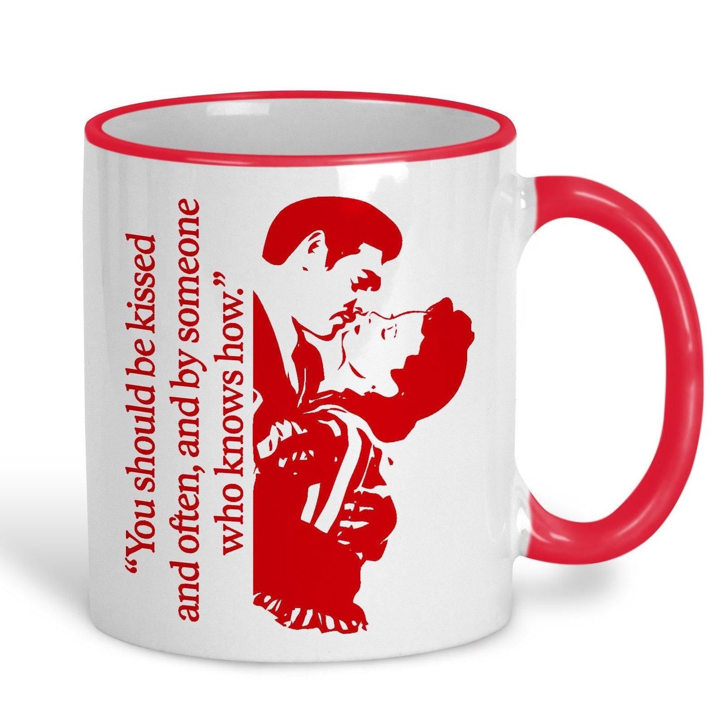 Gone With The Wind You Should Be Kissed Love Valentine's Day Girlfriend Boyfriend Mug