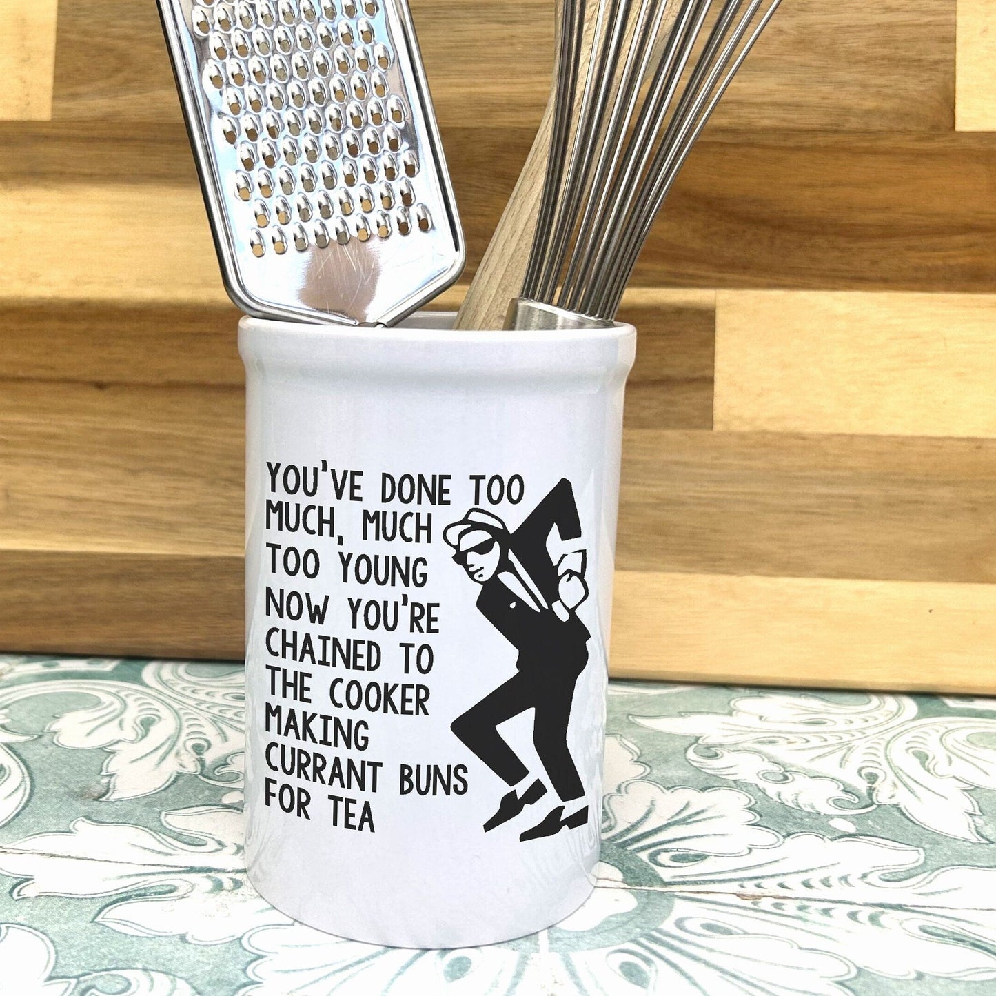 Too Much Too Young The Specials Ska Ceramic Utensil Holder