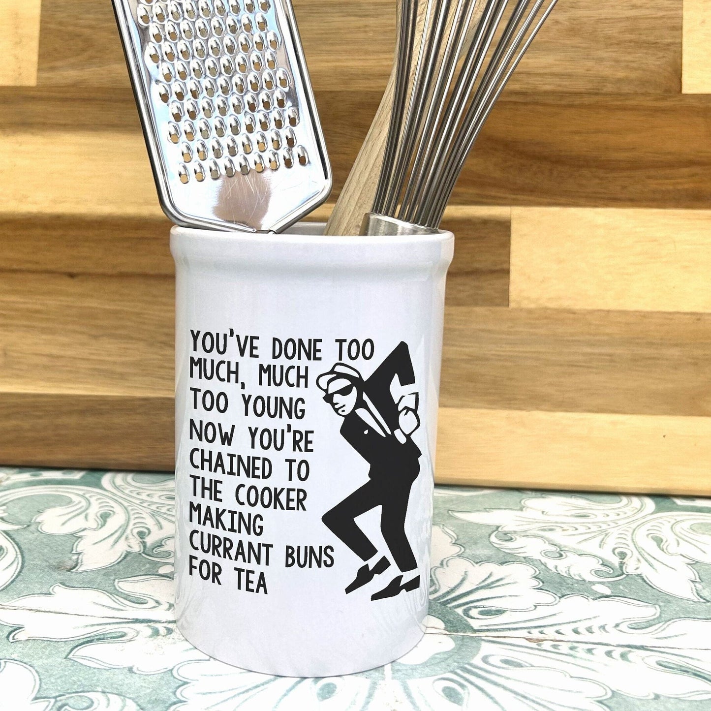 Too Much Too Young The Specials Ska Ceramic Utensil Holder