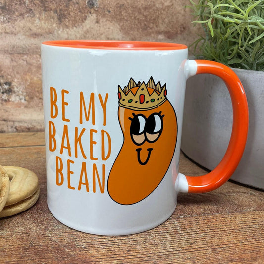 Be My Baked Bean - Cockney Rhyming Slang Dialect - Personalised Ceramic Mug