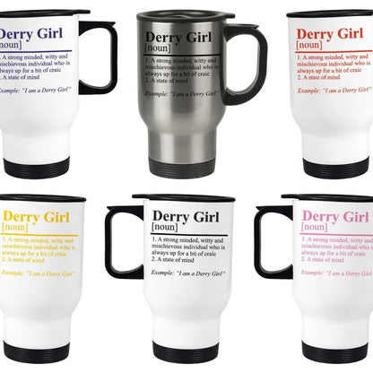 Derry Girl Definition TV Show Travel Mug Personalised Gift