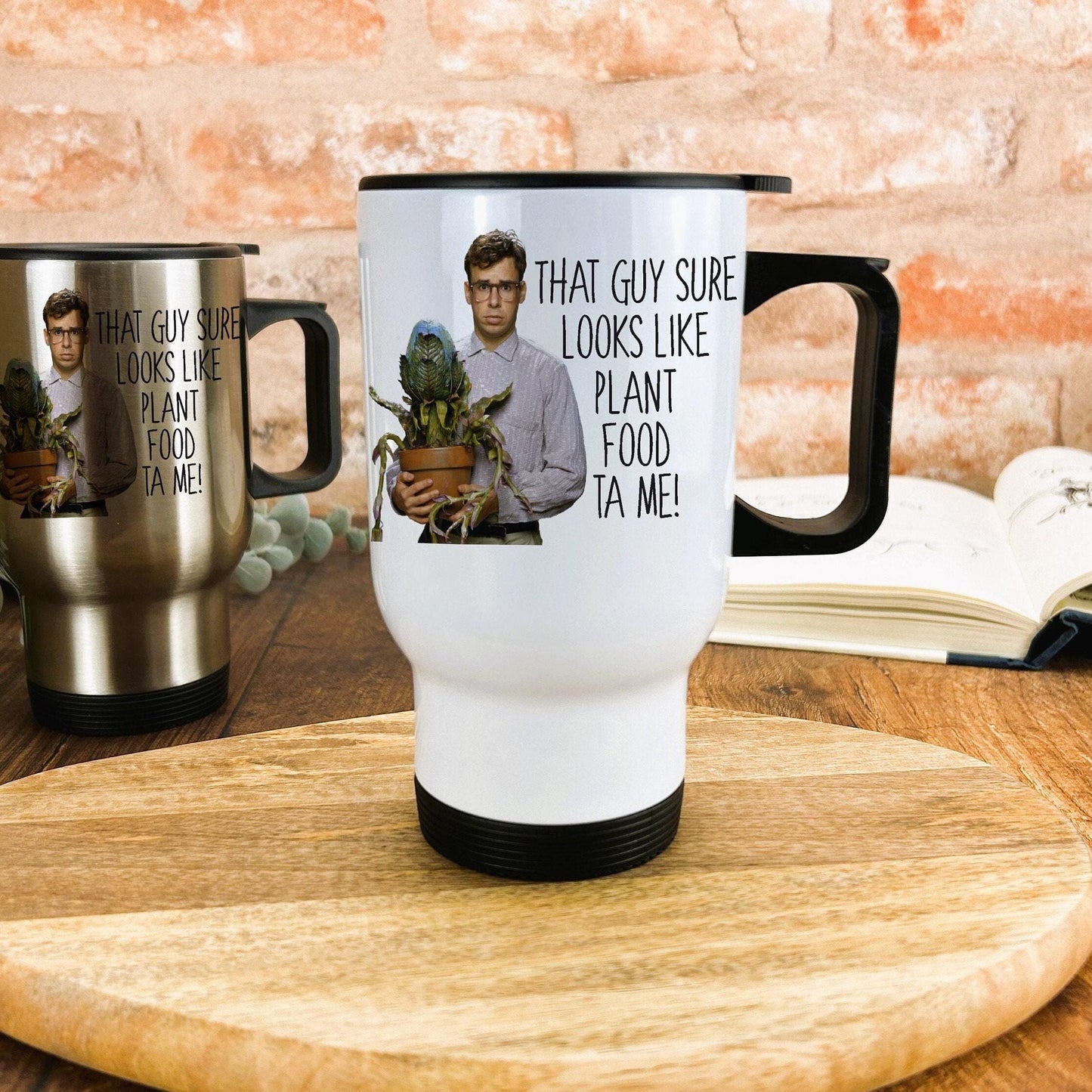 Little Shop of Horrors Travel Mug Personalised Gift
