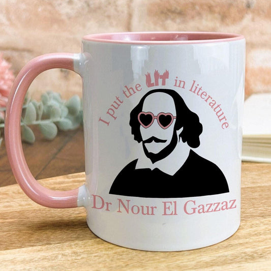 Shakespeare English Literature Teacher Personalised Ceramic Mug