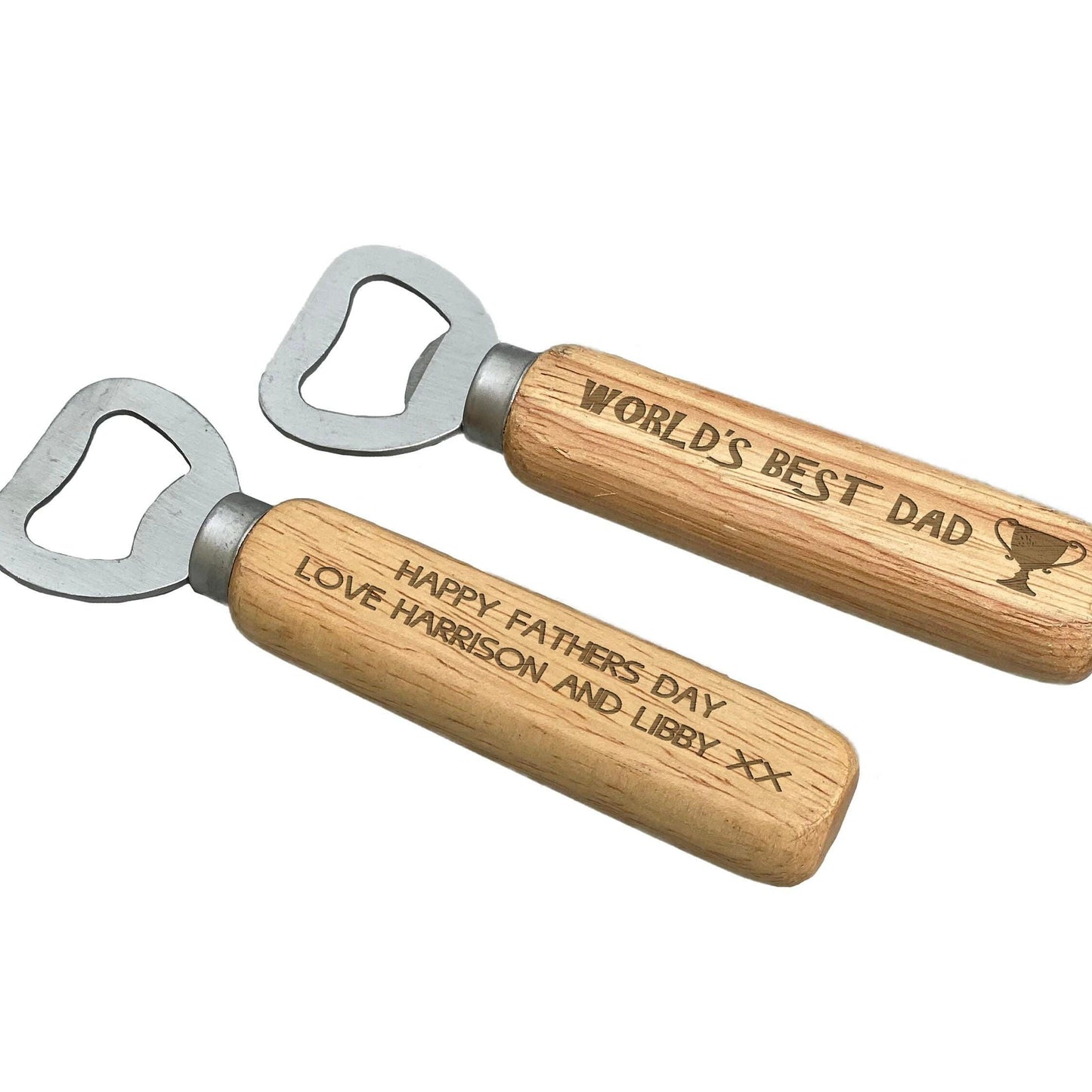 World's Best Dad Trophy - Father's Day Bottle Opener - Personalised Gift