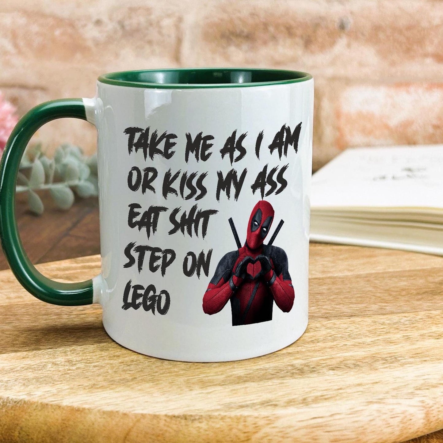 Deadpool Step on Lego Personalised Movie Ceramic Mug