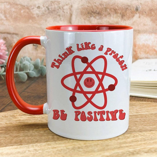 Be Positive Proton Science Mug