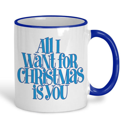 All I Want For Christmas Is You Mariah Carey Christmas Song Lyrics Mug
