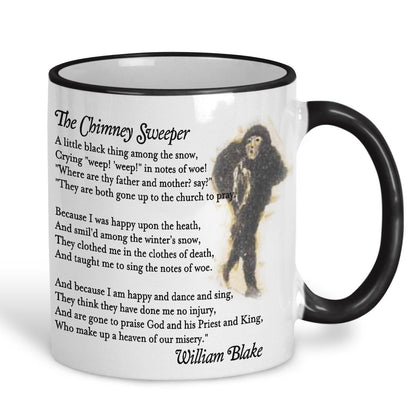 William Blake The Chimney Sweeper Poetry Quote Mug