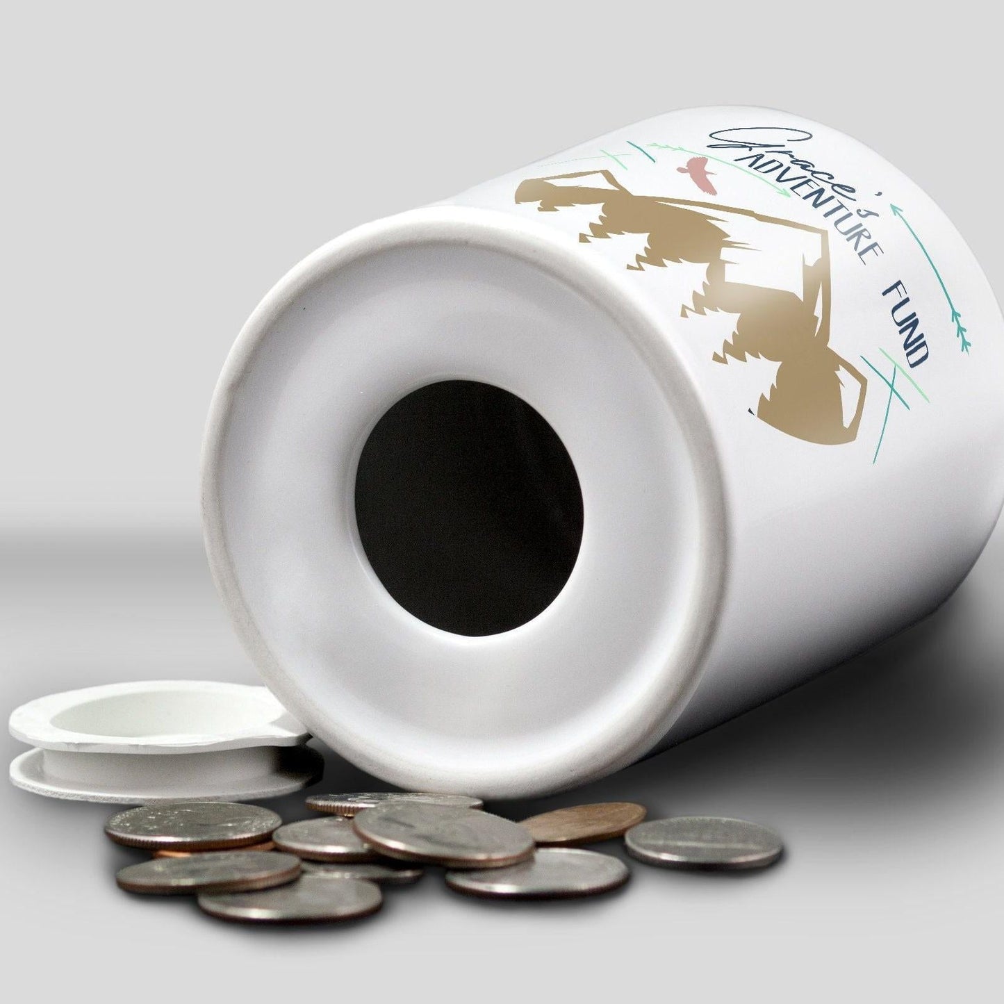 Adventure Fund Personalised Money Box - Travel Gift - Gap Year Savings