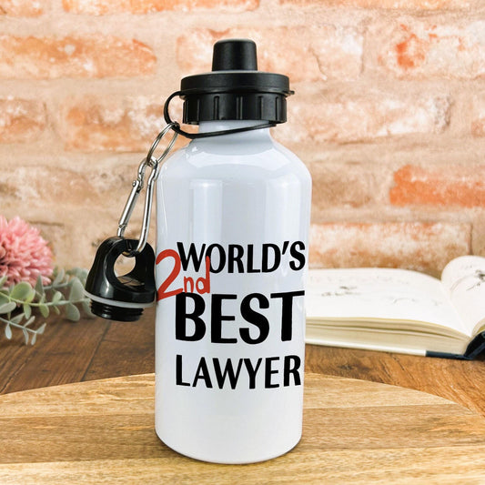World's 2nd Best Lawyer Better Call Saul TV Show Water Bottle Personalised Gift
