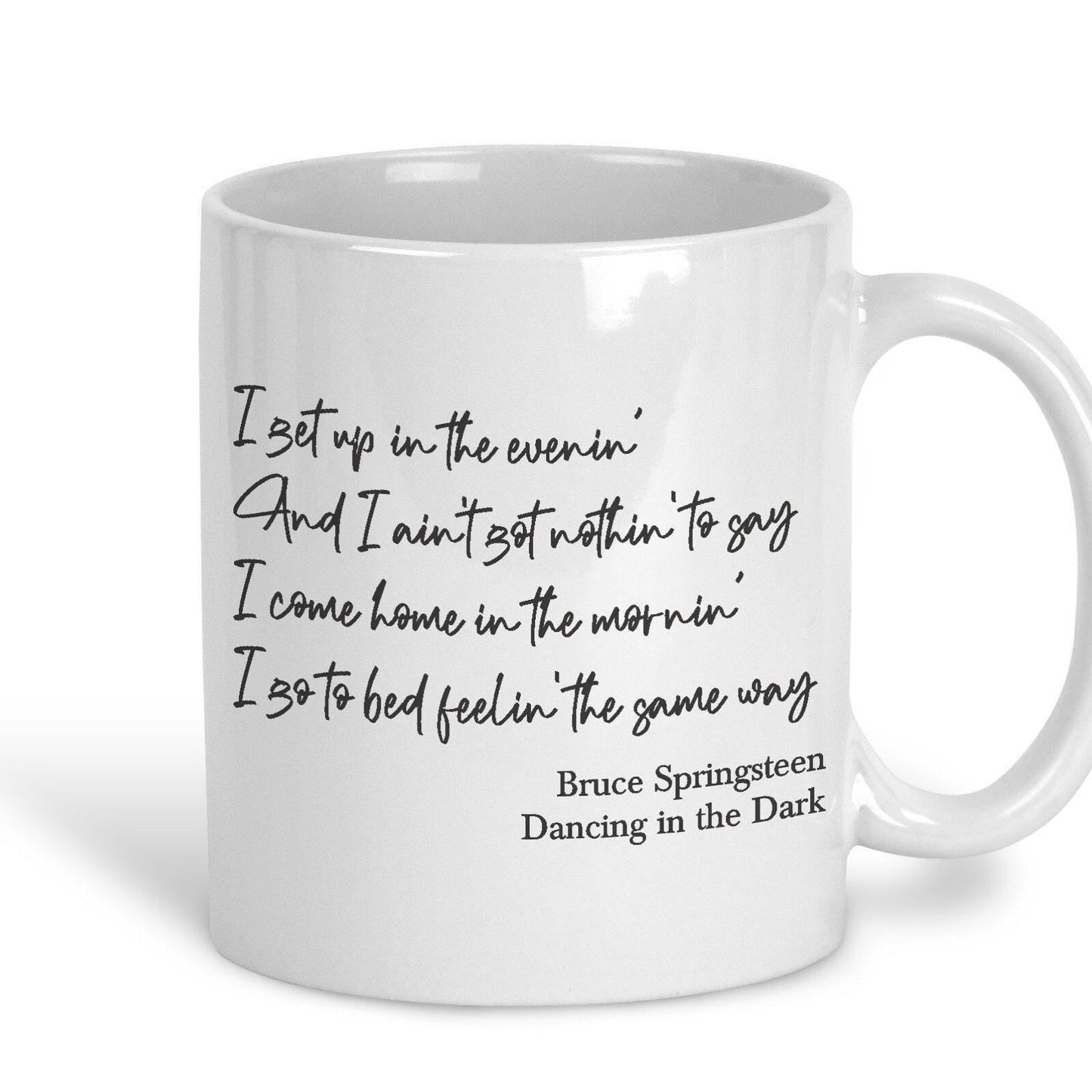 Bruce Springsteen Dancing in the Dark 80s Personalised Mug