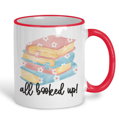 All Booked Up Personalised Reader's Ceramic Mug