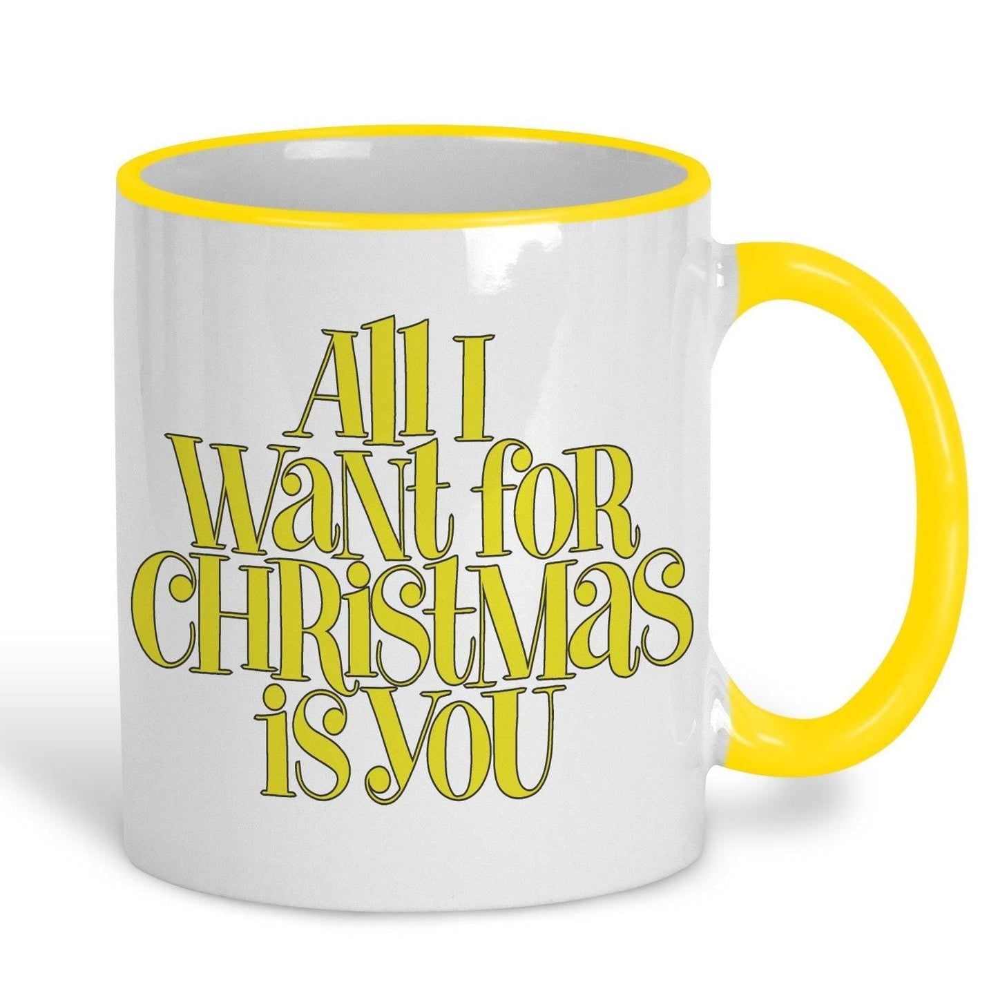 All I Want For Christmas Is You Mariah Carey Christmas Song Lyrics Mug