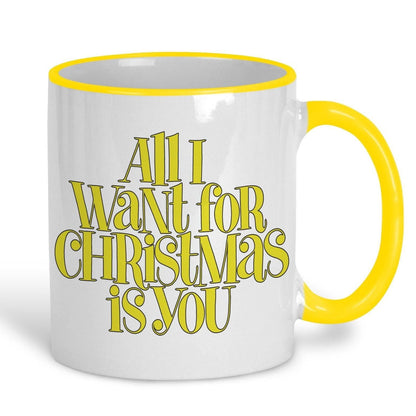 All I Want For Christmas Is You Mariah Carey Christmas Song Lyrics Mug