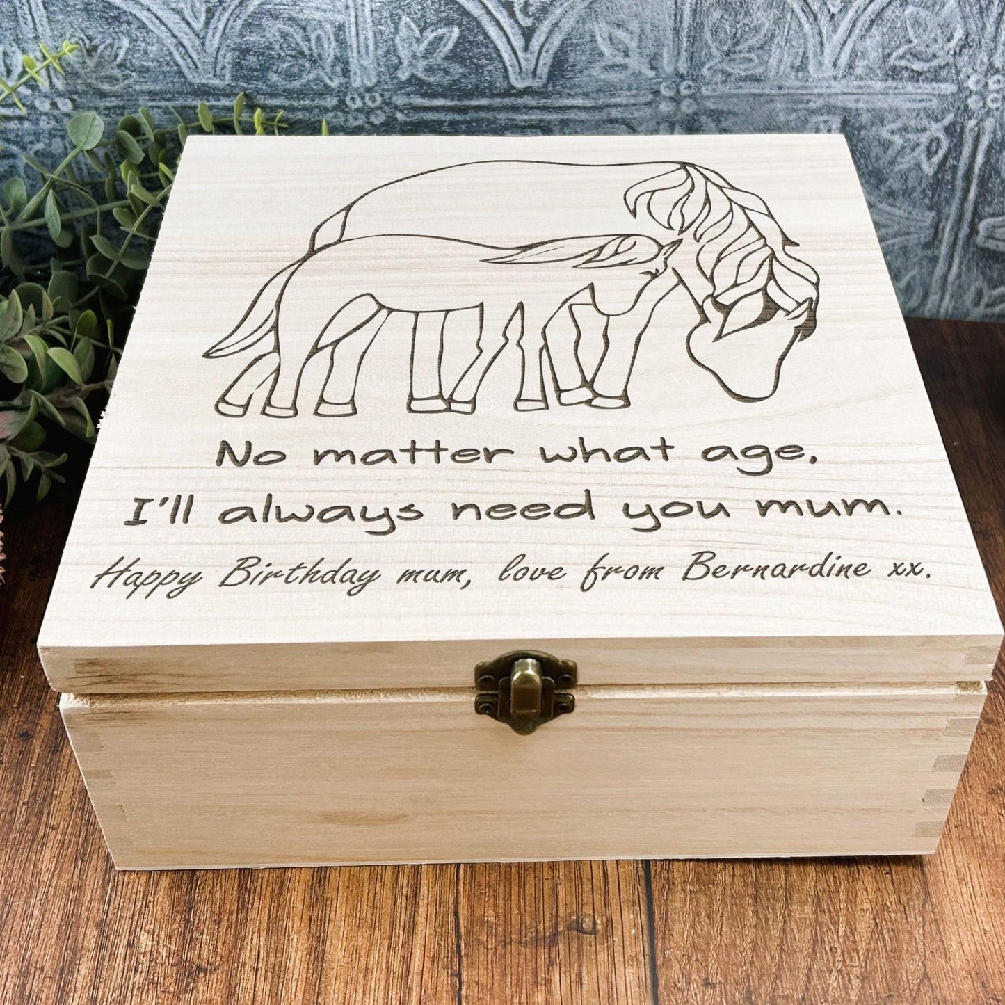 Always Need You Mum Personalised Memory Keepsake Box - Mother's Day Gift