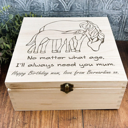 Always Need You Mum Personalised Memory Keepsake Box - Mother's Day Gift