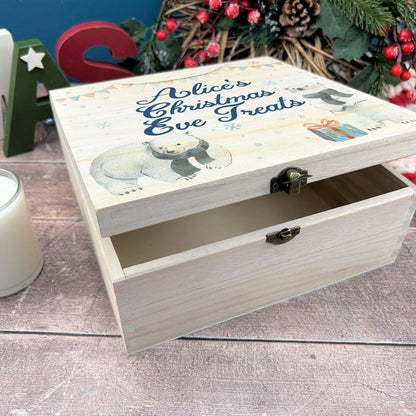 Polar Bear Personalised Christmas Eve Box Xmas Treats
