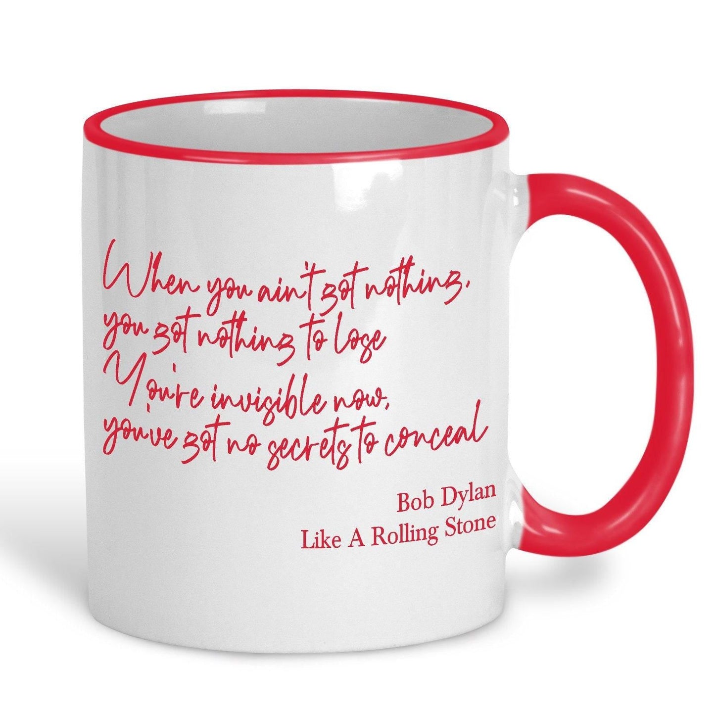 Bob Dylan Like A Rolling Stone 1965 Mug