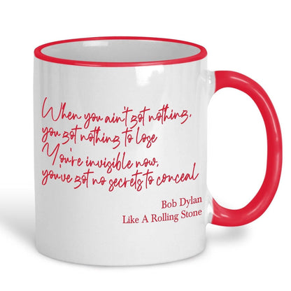 Bob Dylan Like A Rolling Stone 1965 Mug