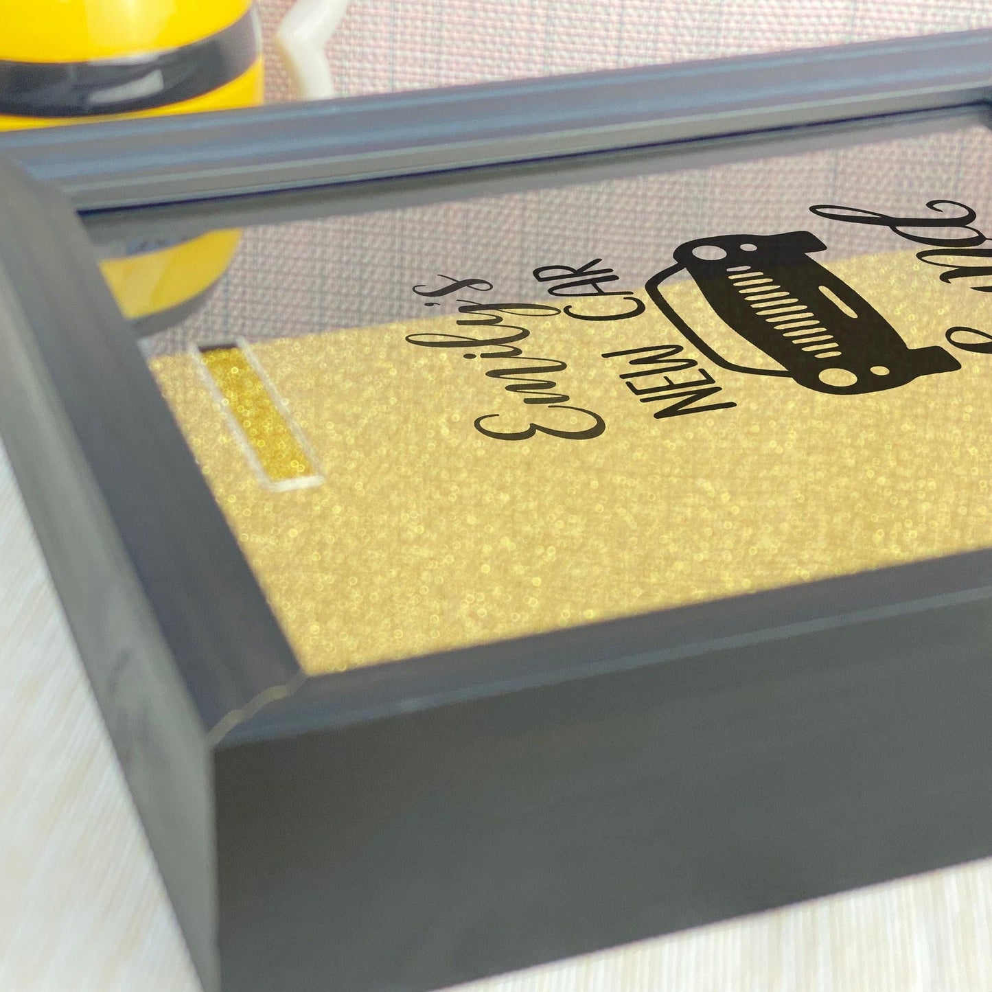 New Car Fund Savings Money Box Personalised Gift First Car Driving Test Gift