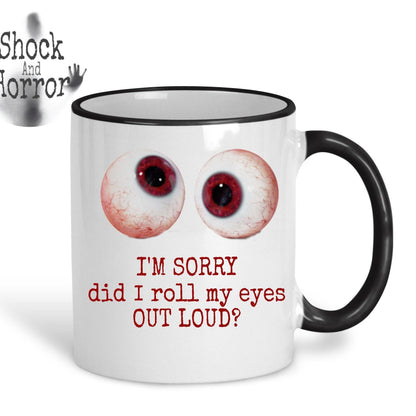 Personalised Eyeball Image Mug - Gift With Attitude