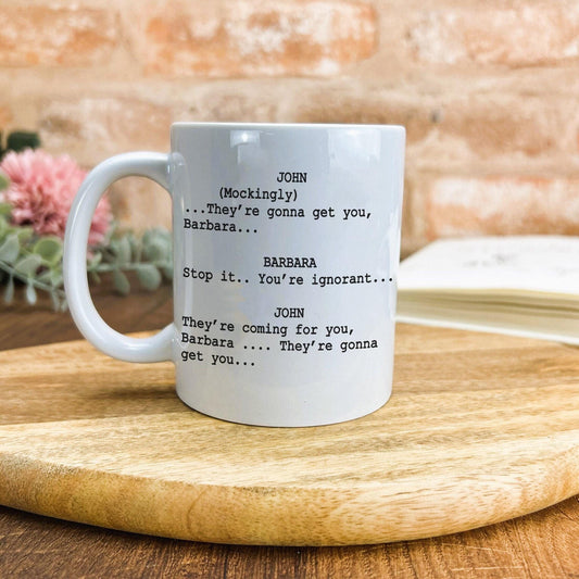 Night of the Living Dead "They're Coming for you Barbara" Zombie Horror Mug