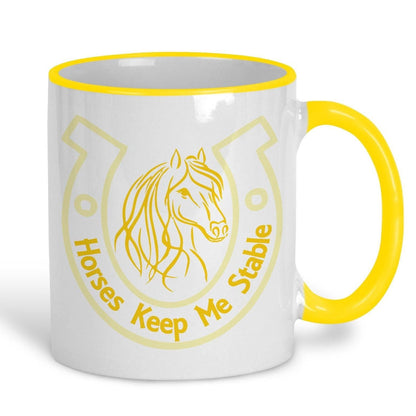 Horse Keeps Me Stable Mug