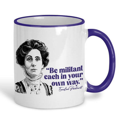 Emmeline Pankhurst Quote - Personalised Ceramic Mug