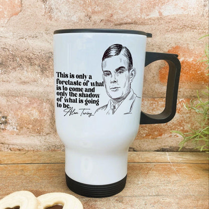 Alan Turing Quote - Personalised Travel Mug