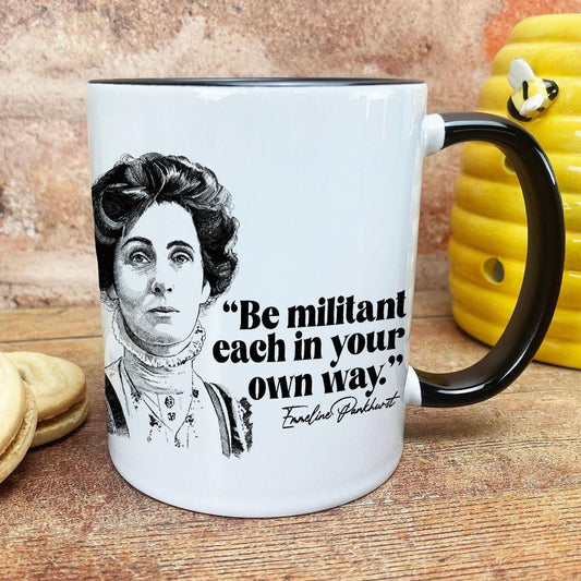 Emmeline Pankhurst Quote - Personalised Ceramic Mug