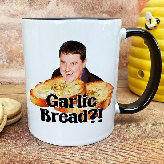 Peter Kay Garlic Bread Quote - Personalised Ceramic Mug