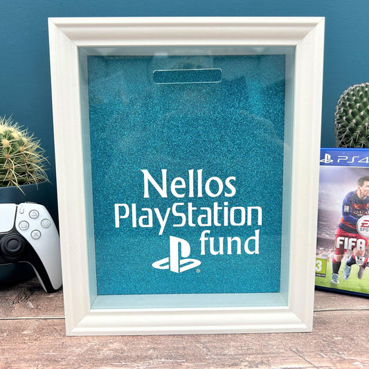 Play Station PS5 Game Console Fund Money Box Personalised Gamer Gift