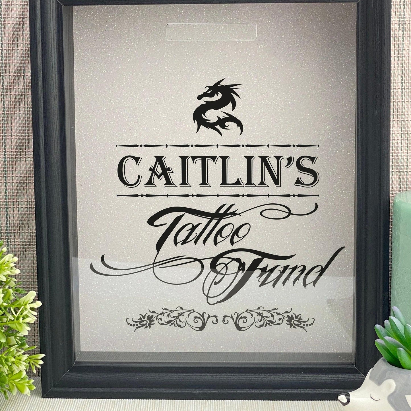 Tattoo Fund Savings Box - Personalised Gift