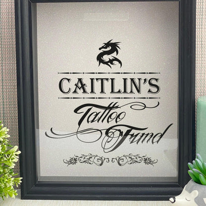 Tattoo Fund Savings Box - Personalised Gift